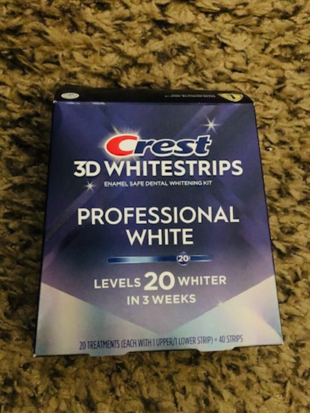Crest 3D Whitestrips Professional White